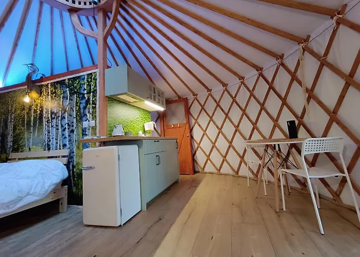 Jurta Na Skraju Lasu Luxe tent Zawady (Lask)