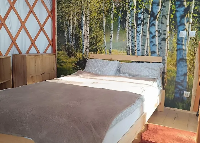 Jurta Na Skraju Lasu Luxe tent Zawady (Lask)