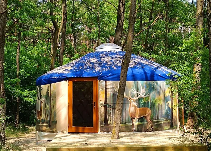 Jurta Na Skraju Lasu Luxe tent Zawady (Lask)